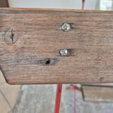 Set of 4 folding chairs for old bistro, guinguette, brasserie
