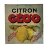 Plaque publicitaire Citron