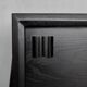 Vintage Mid-Century Scandinavian Modern Dark Oak Sideboard & Wooden Handles
