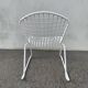 Chaise en métal vintage