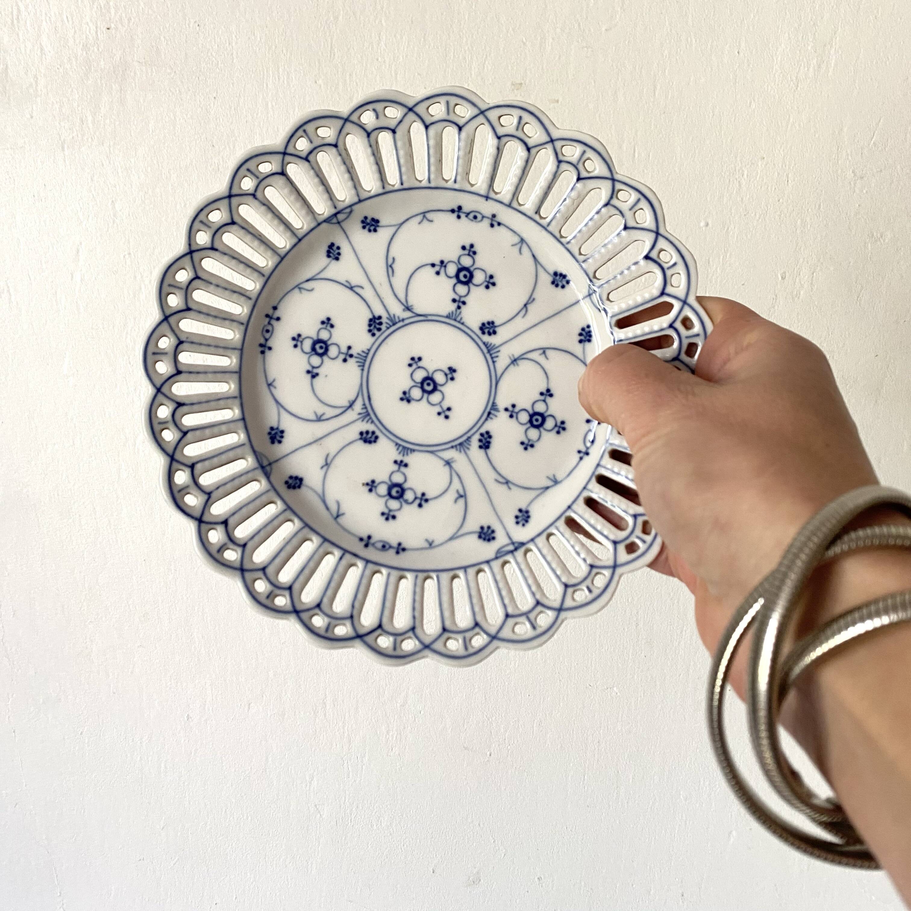 Bavaria openwork porcelain plates