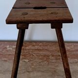 Milking stool, peasant art (19th century)
