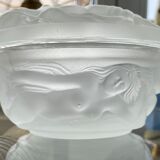 Empty molded glass pocket erotic decoration