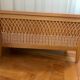 Wood and rattan toy chest