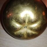 Brass deco apple