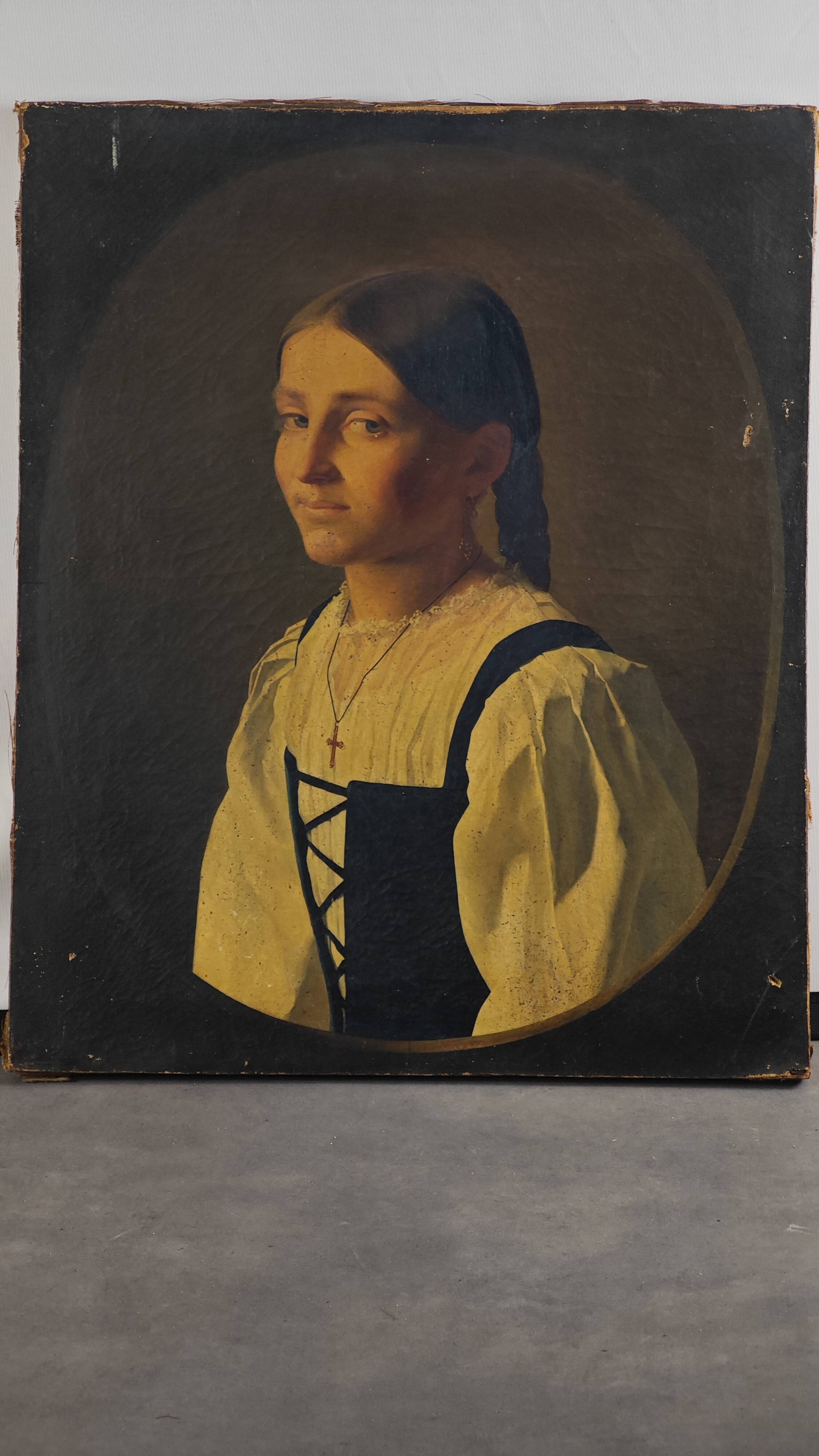 tableau ancien portrait
