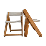 IKEA KON-TIKI folding chairs, set of 2. Designed by Gillis Lundgren, 1975.