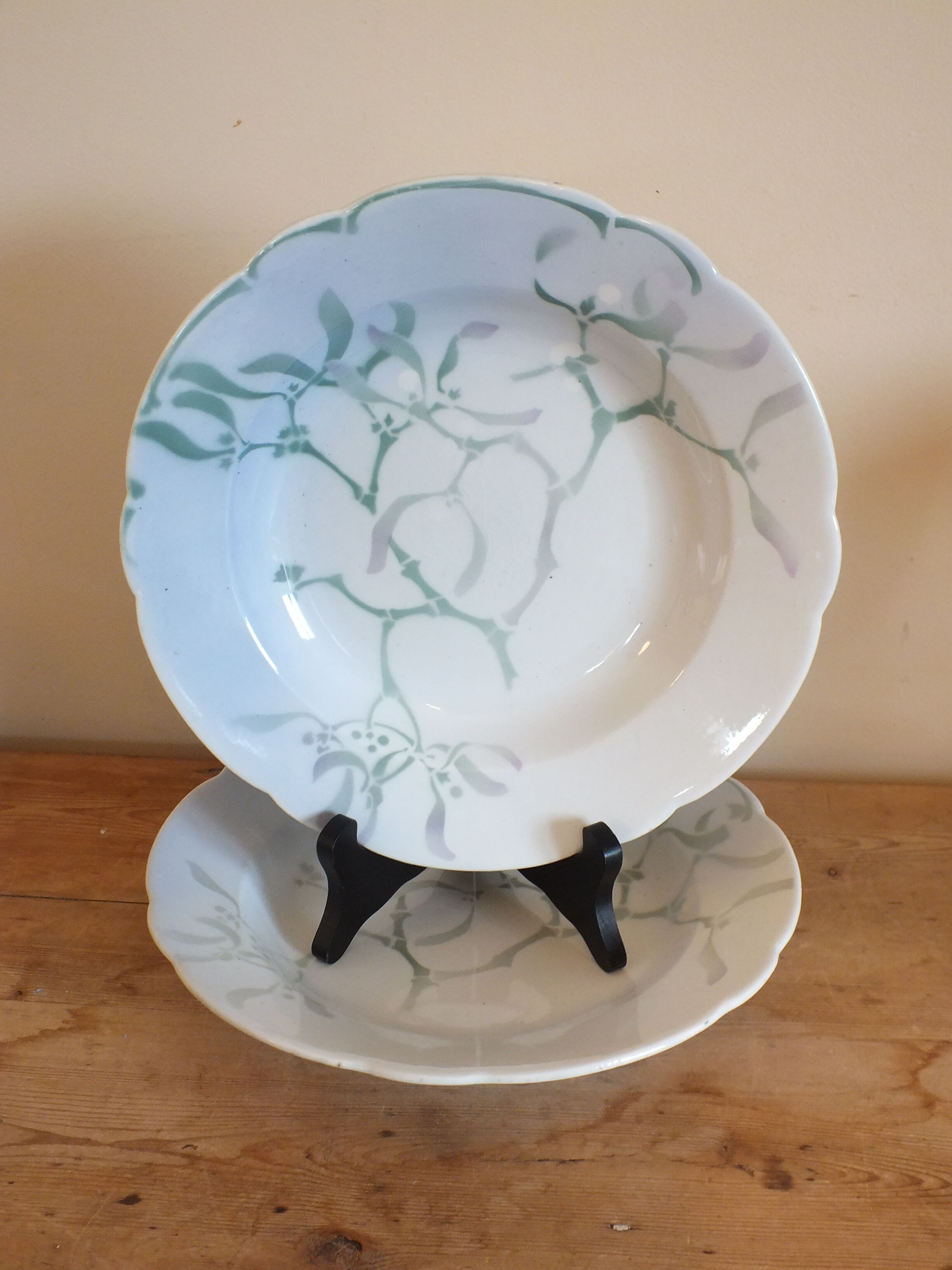 2 hollow plates Lunéville The political annals, guided by Edmond Lachenal