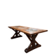 Solid oak farmhouse table