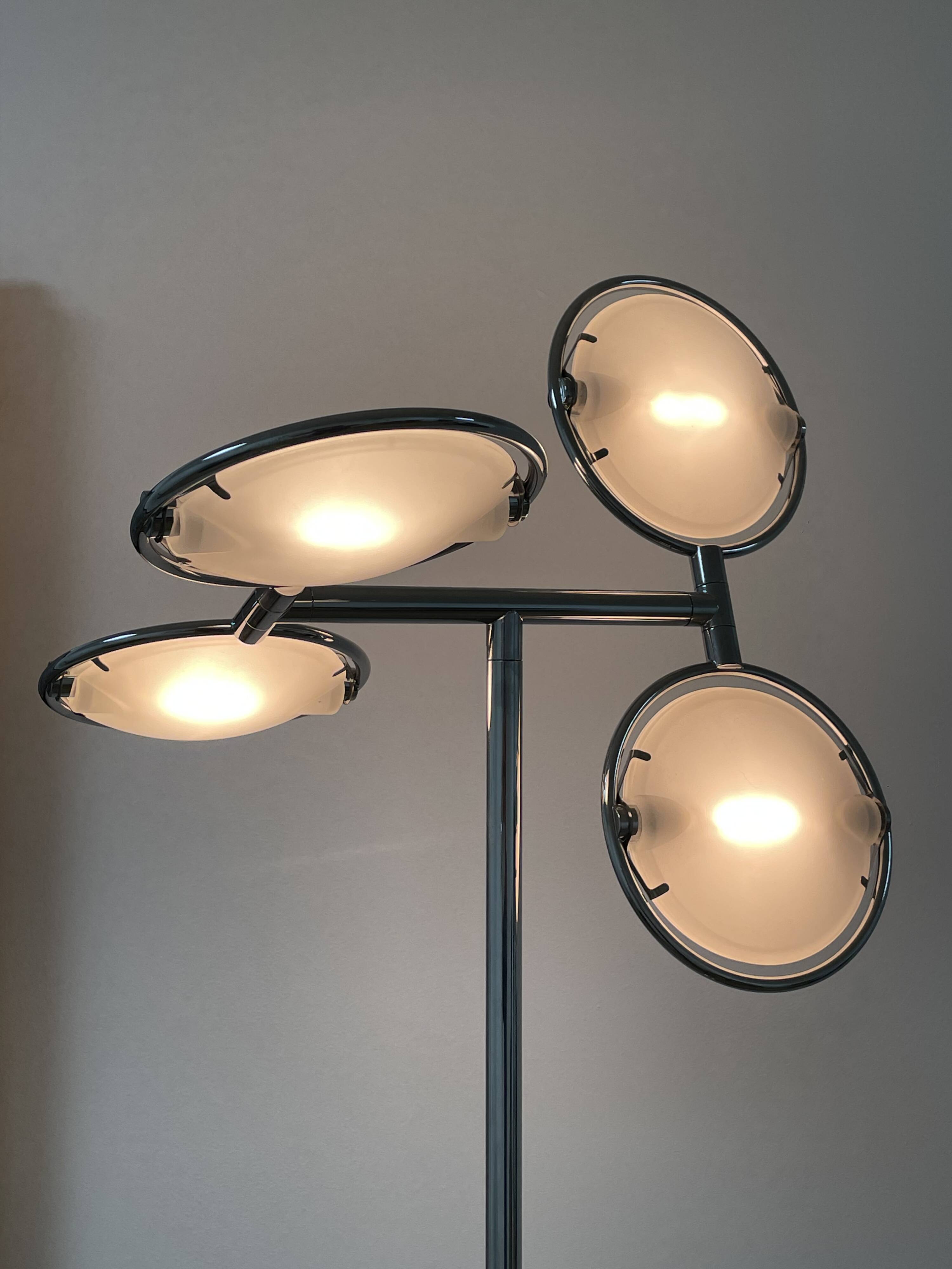 Nobi 4 model floor lamp by FontanaArte, 1990s