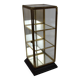 Vintage display case for miniature or jewelry brass and glass
