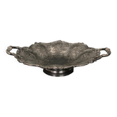 Silver metal fruit cutter engraved 1900 James Dixon and Sons Sheffield