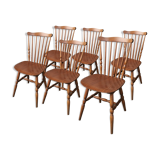 Set de 6 chaises bistrot Tacoma par Baumann