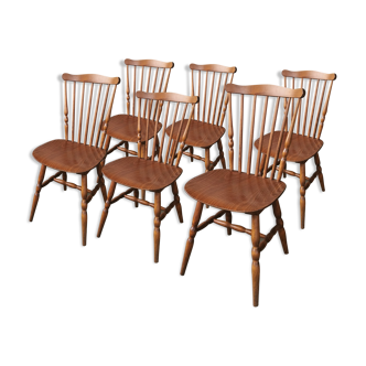 Set de 6 chaises bistrot Tacoma par Baumann