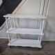 Meuble de rangement etagere sur pied vintage année 60 repeint partiellement