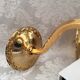 Pair wall lamps gilded bronze atlas globe style louis xv/xvi