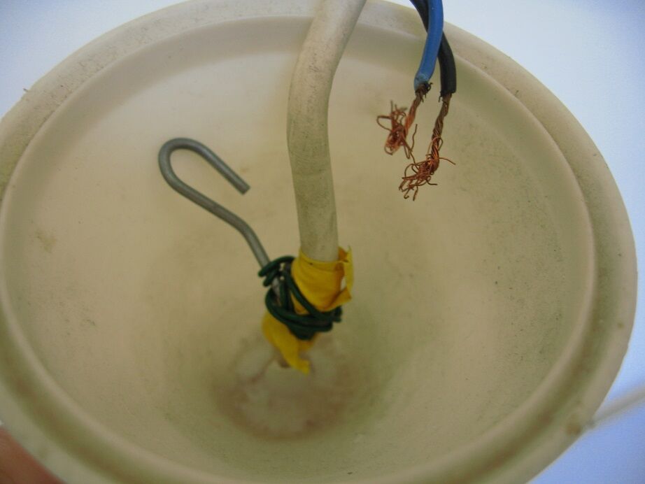 Opaline hanging lamp