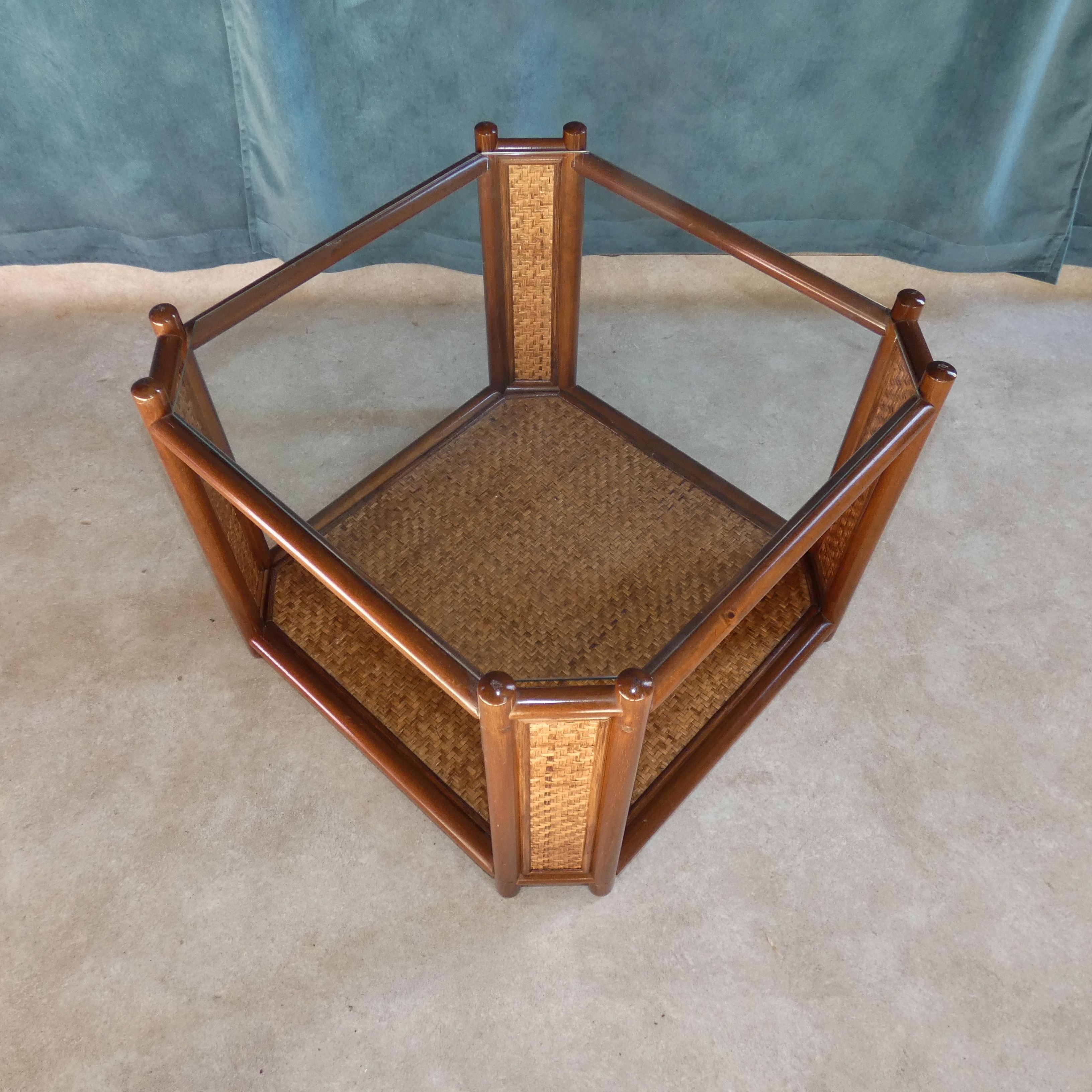 Coffee table bamboo