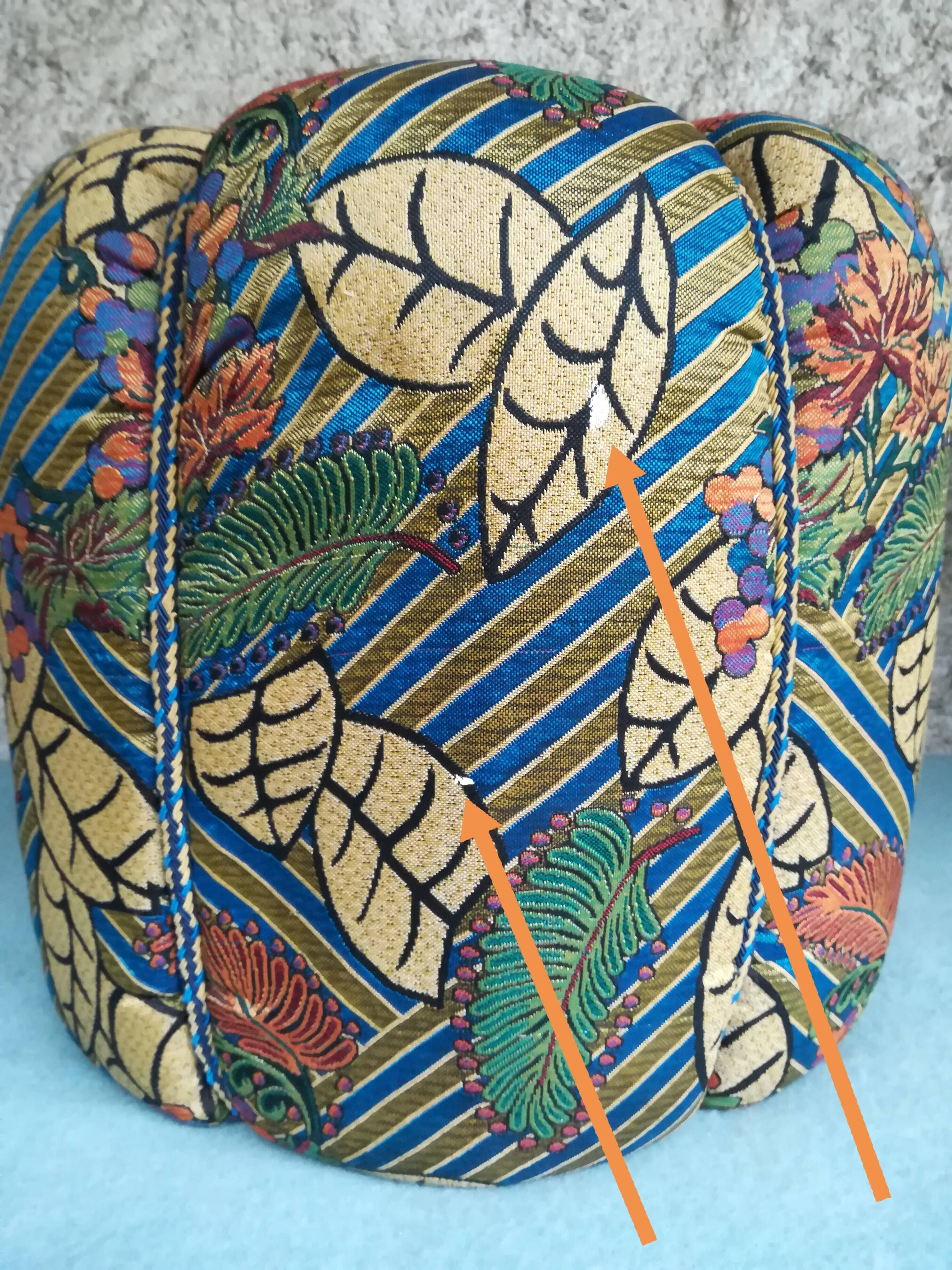 Art Deco pouf by Jindrich Halabala