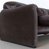 Maralunga 3-seater sofa by vico magistretti for cassina, italy