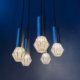 Space Age waterfall suspension