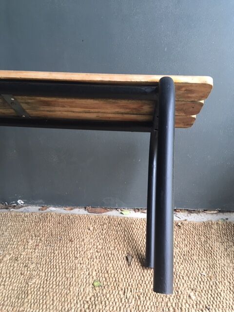 Vintage school bench