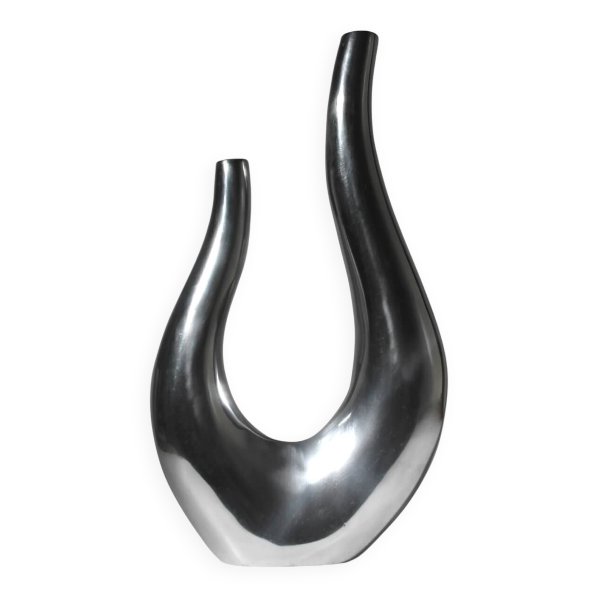 Contemporary Sculptural Aluminium Vessel, Large