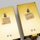 Set of 2 Vitrika Atlantic Wall Lamps in Clear Glass with Brass-Gold Frames