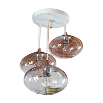 Vintage glass ceiling lamp