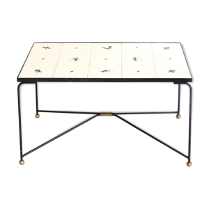 Table céramique années 50