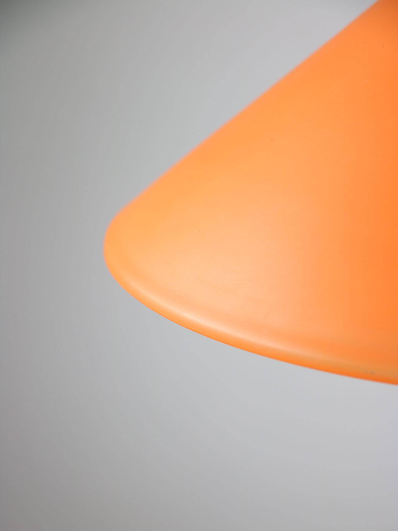 Vintage Italian Brass and Glass Pendant Lamp