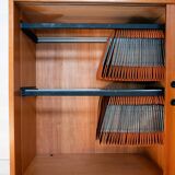 Burwood bookcase, mahogany and display case, 1976