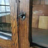 Display cabinet, oak bookcase from the 20s