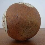 Danish Raku Studio Pottery Vase, 1960s