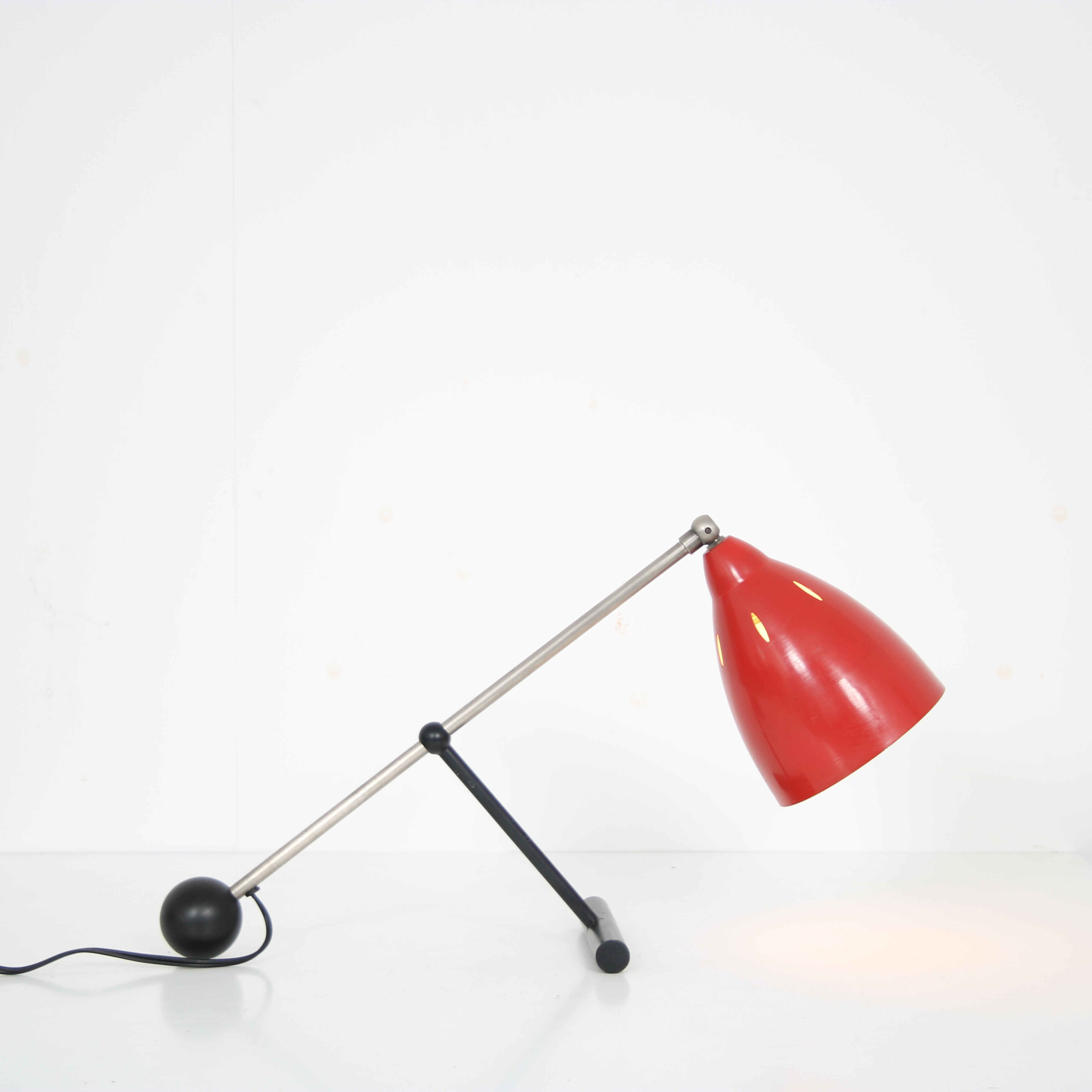 1950s adjustable dutch design desk lamp