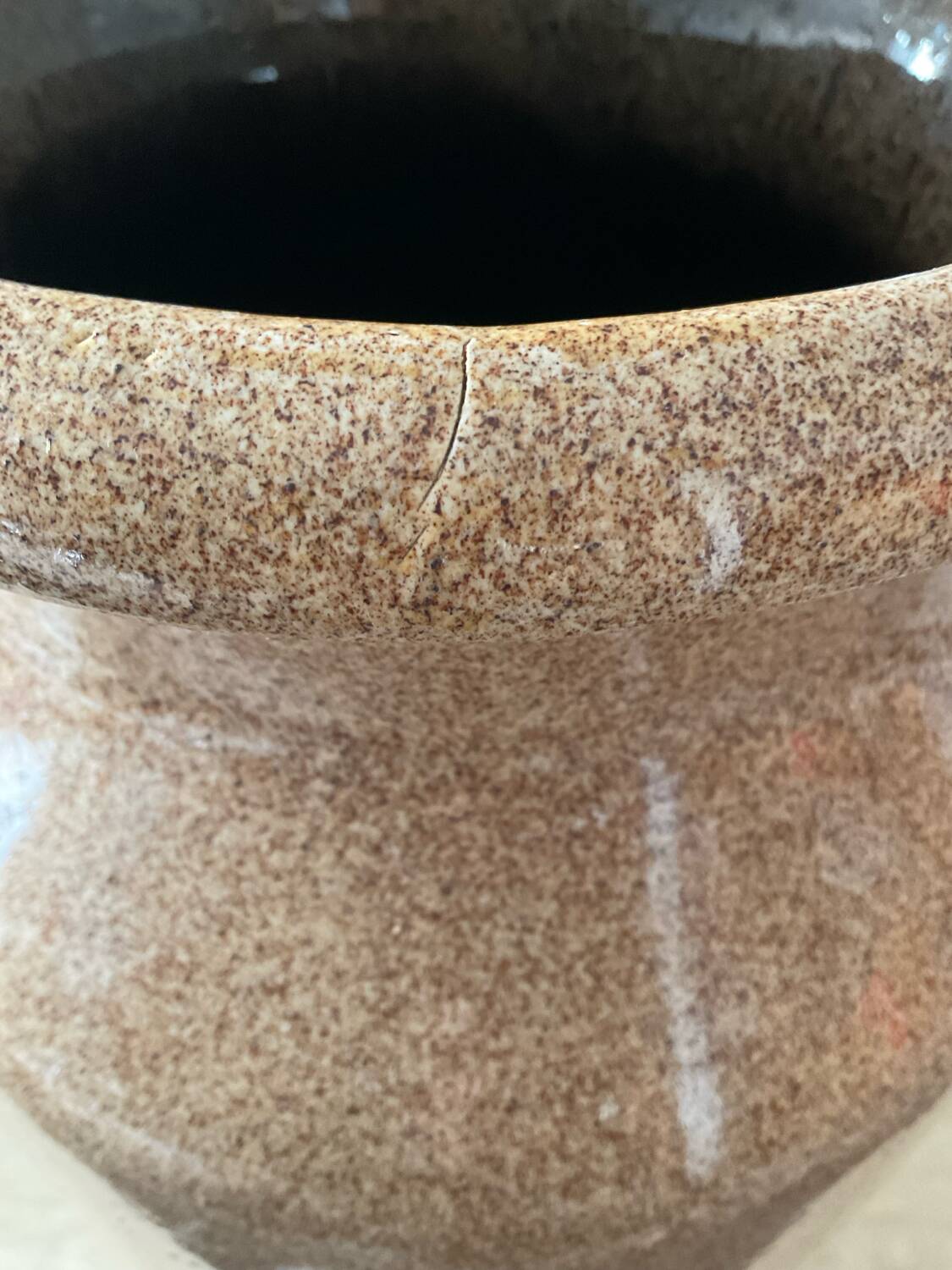 Grand vase Scheurich Germany en grès émaillé