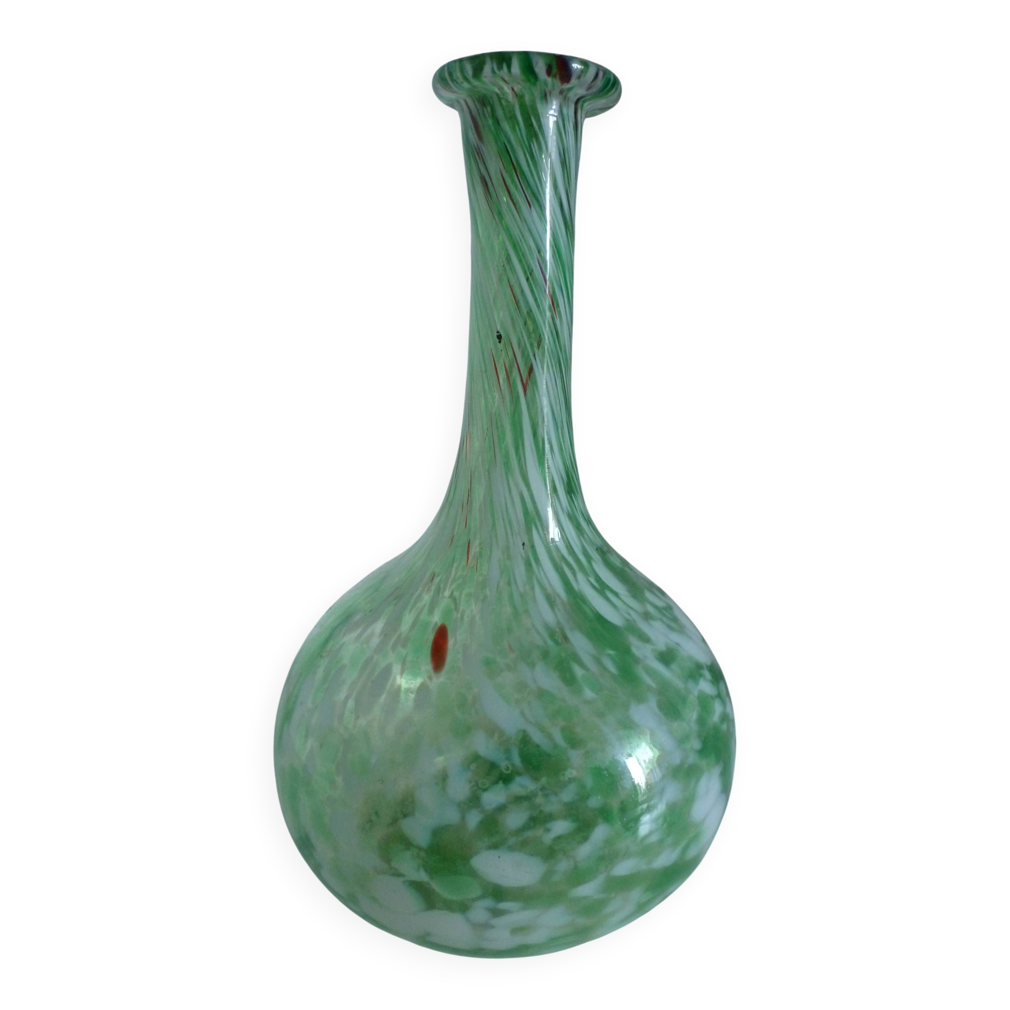 Green vase