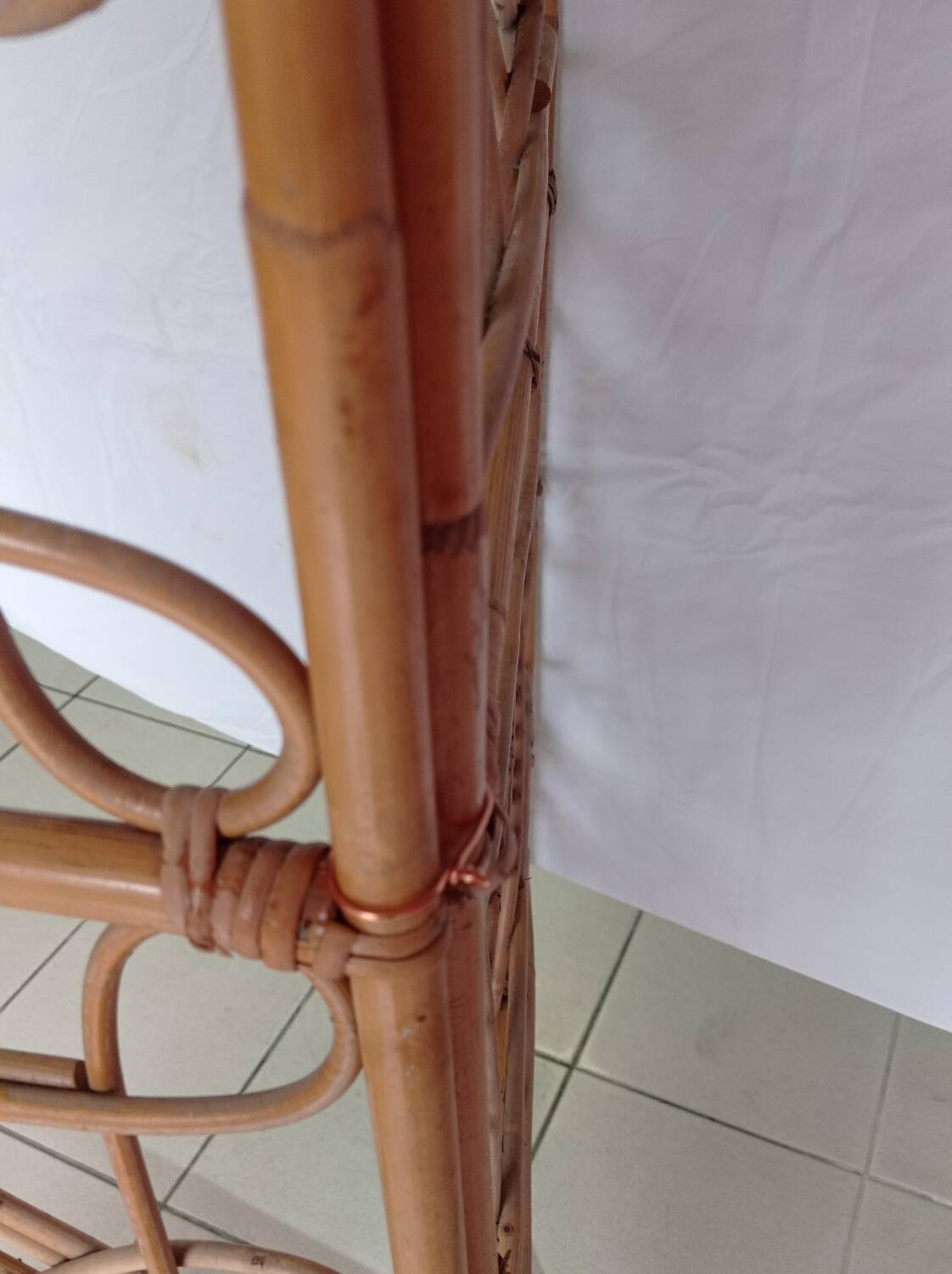 Rattan and wicker screen