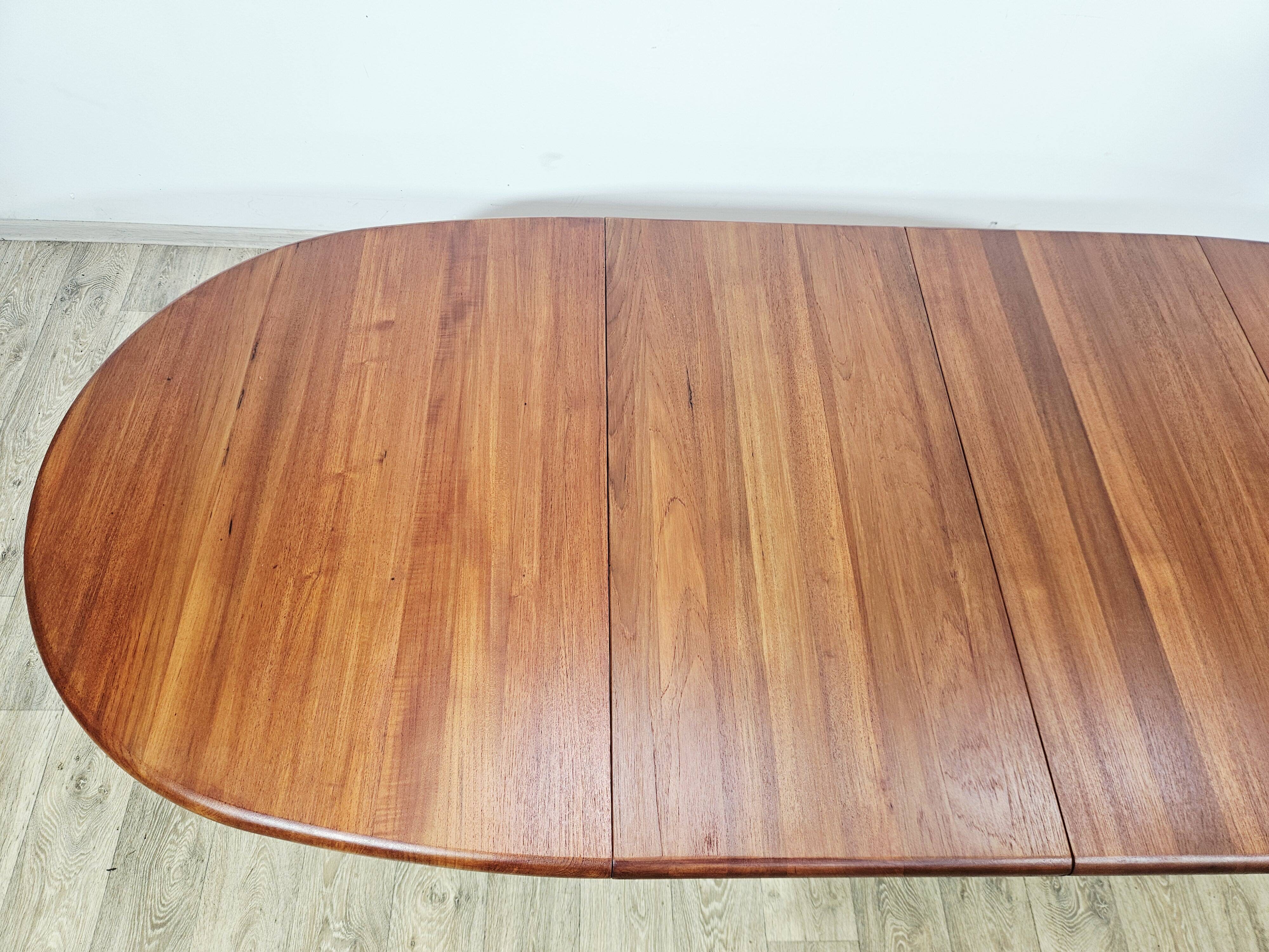 Extendable table/Teak /S.Burchardt-Nielsen (Møbel Fabrik)/Denmark 1980s