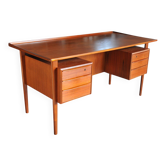 Peter Løvig Schreibtisch Teak für Hedensted Møbelfabrik