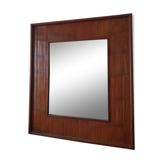 Miroir cadre en bois 70x80cm
