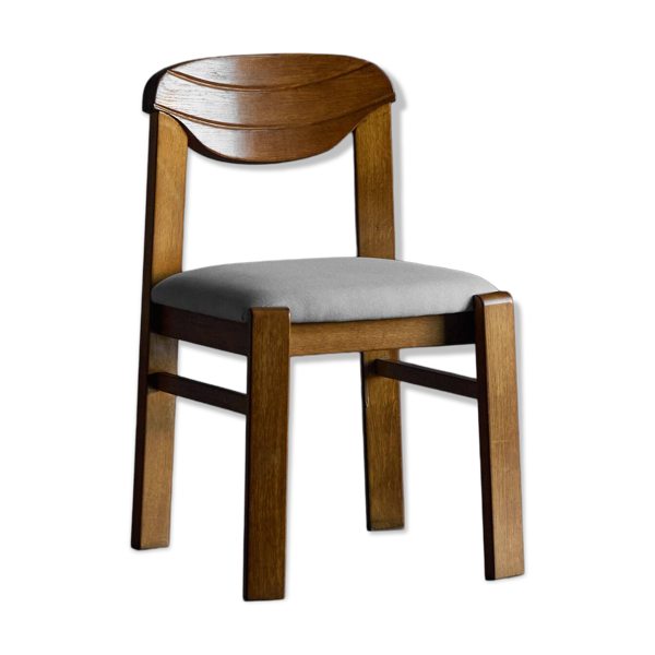 Chaise de salle à manger brutaliste, France, années 1960