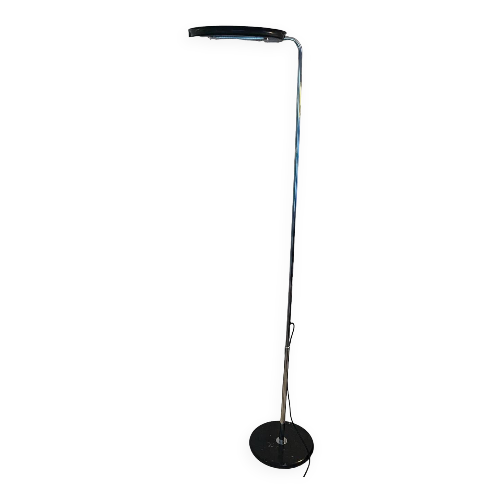 Mezzaluna halogen floor lamp by Bruno Gecchelin for Skipper and Pollux, 1974.