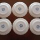 Assiettes plates anglaises Ridgway 'Windsor' bleu & blanc