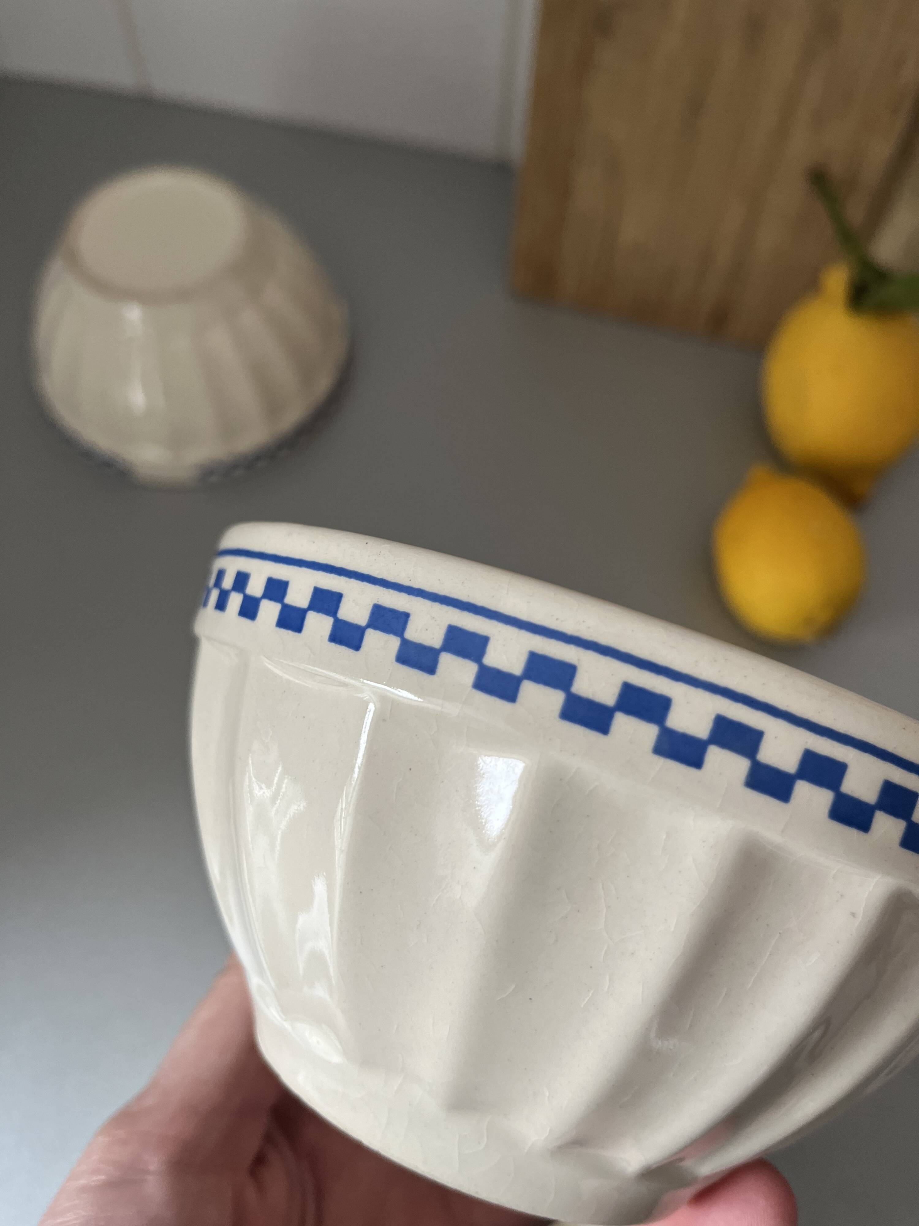 Old faceted bowls