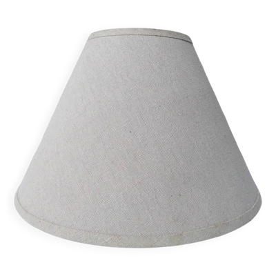 abat jour en tissu couleur lin 25cm