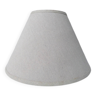 abat jour en tissu couleur lin 25cm