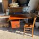 Bureau vintage moderniste années 70