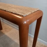 Console marble dore & solid elm