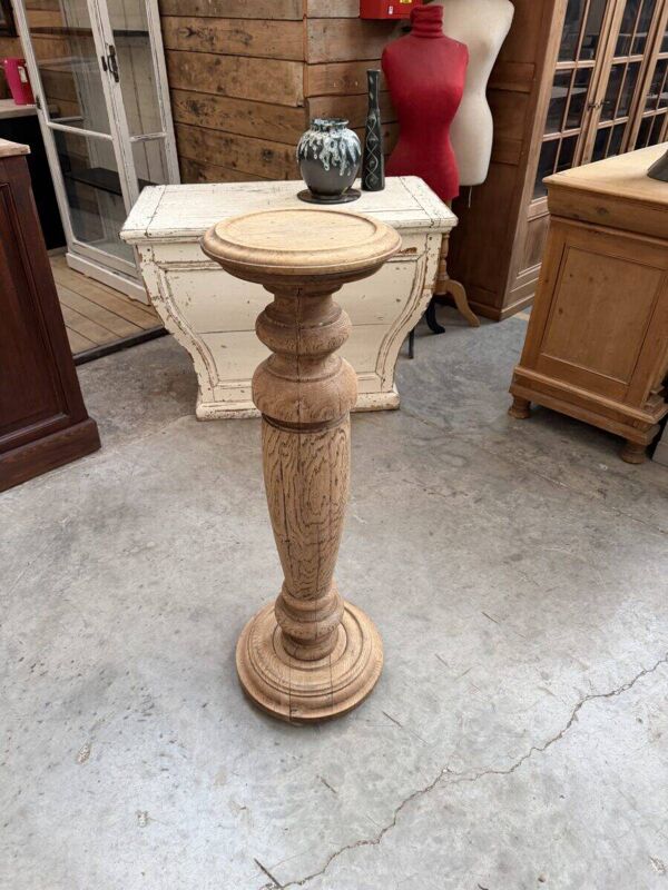 Colonne en chêne massif brut